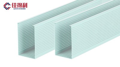 體育館吊頂木紋鋁方通吸音